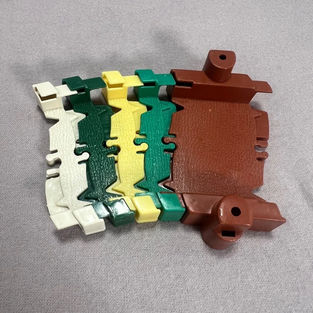 Plastic Flex Track Lot 223 Pieces Safari Dino Construction Toy Replacement Parts